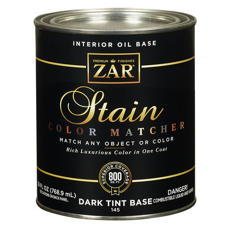ZAR 1 Qt Dark Tint Base Zar Interior Oil-Based Wood Stain 14512